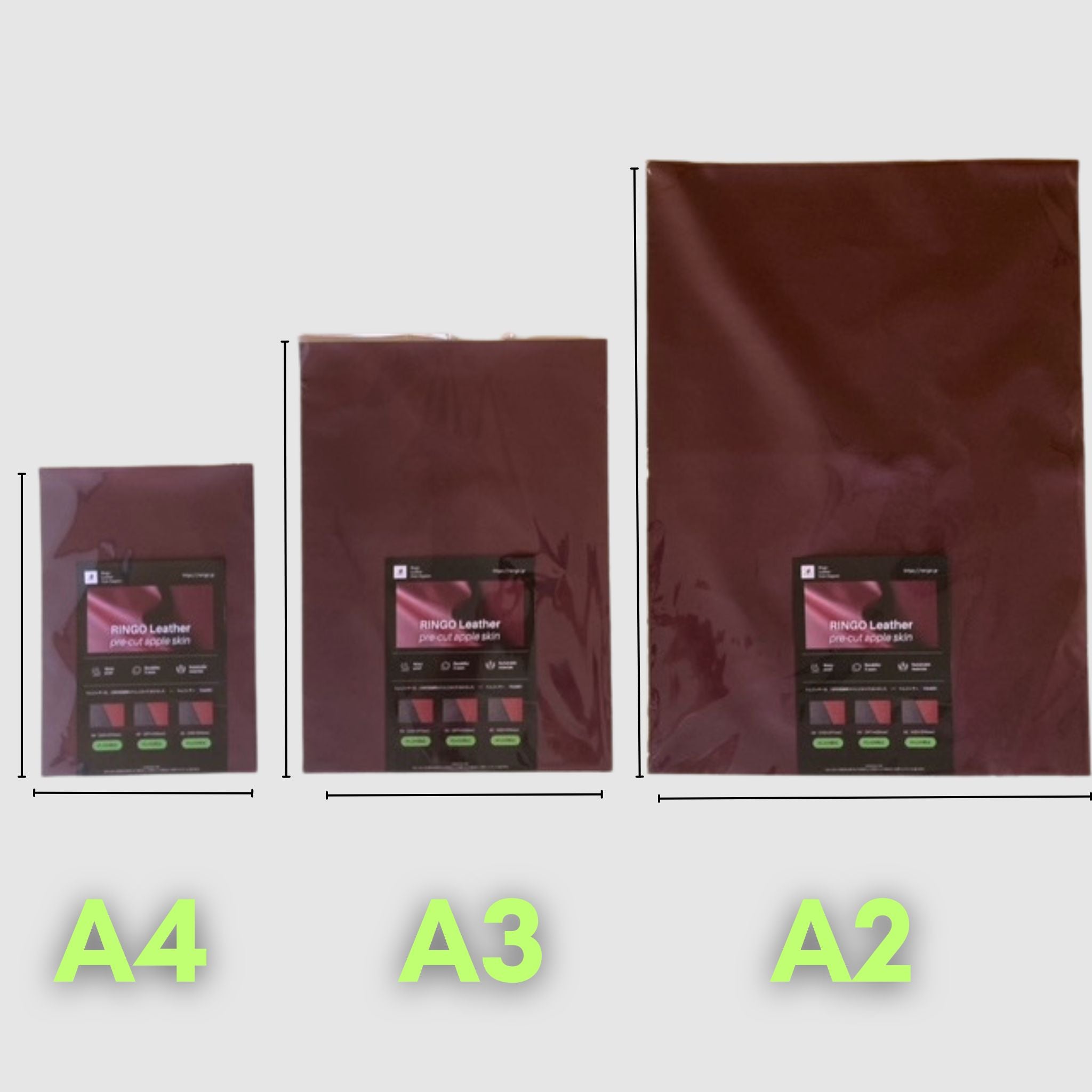 RingoLeatherette™ 生地（DEEP RED）